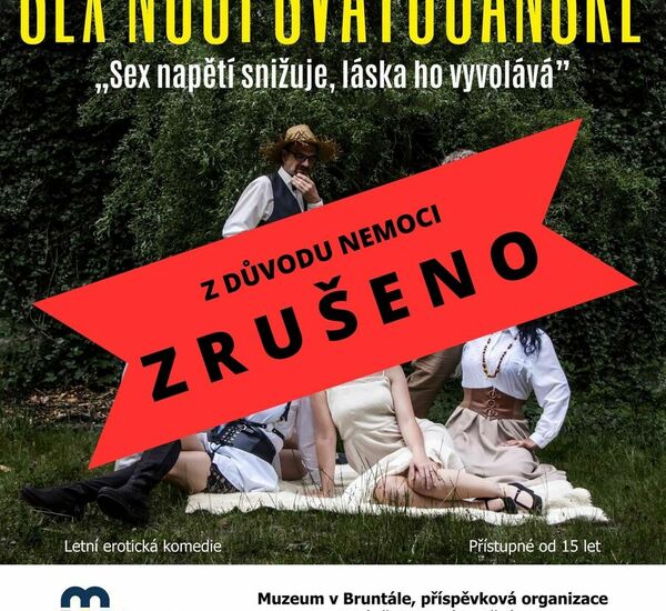 Divadelní představení na zámku ZRUŠENO Divadelní představení na zámku ZRUŠENO