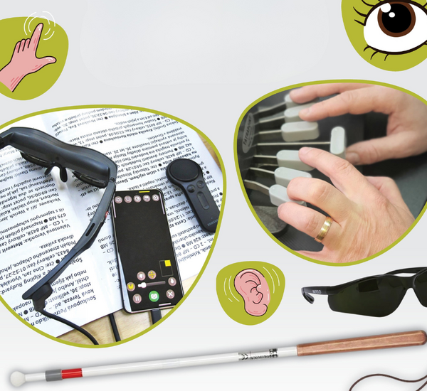 VNÍMEJ SMYSLY - Kompenzační pomůcky