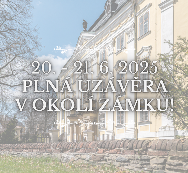Plná uzávěra v okolí zámku v Bruntále!